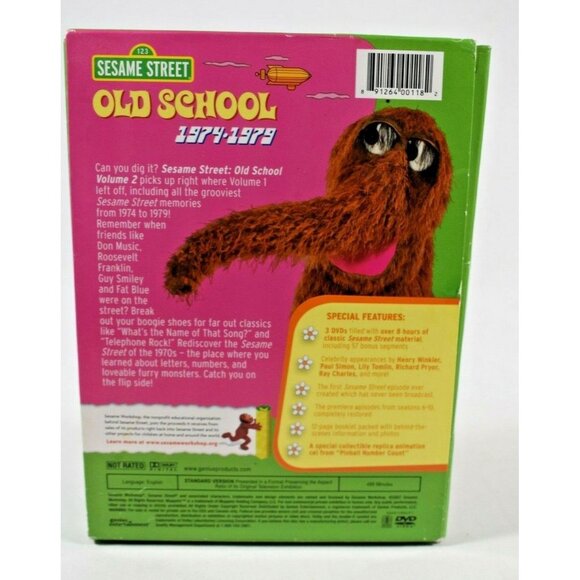 Sesame Street Old School Vol. 2: 1974-1979 DVD, 2007, 3-Disc Set - Picture 2 of 5